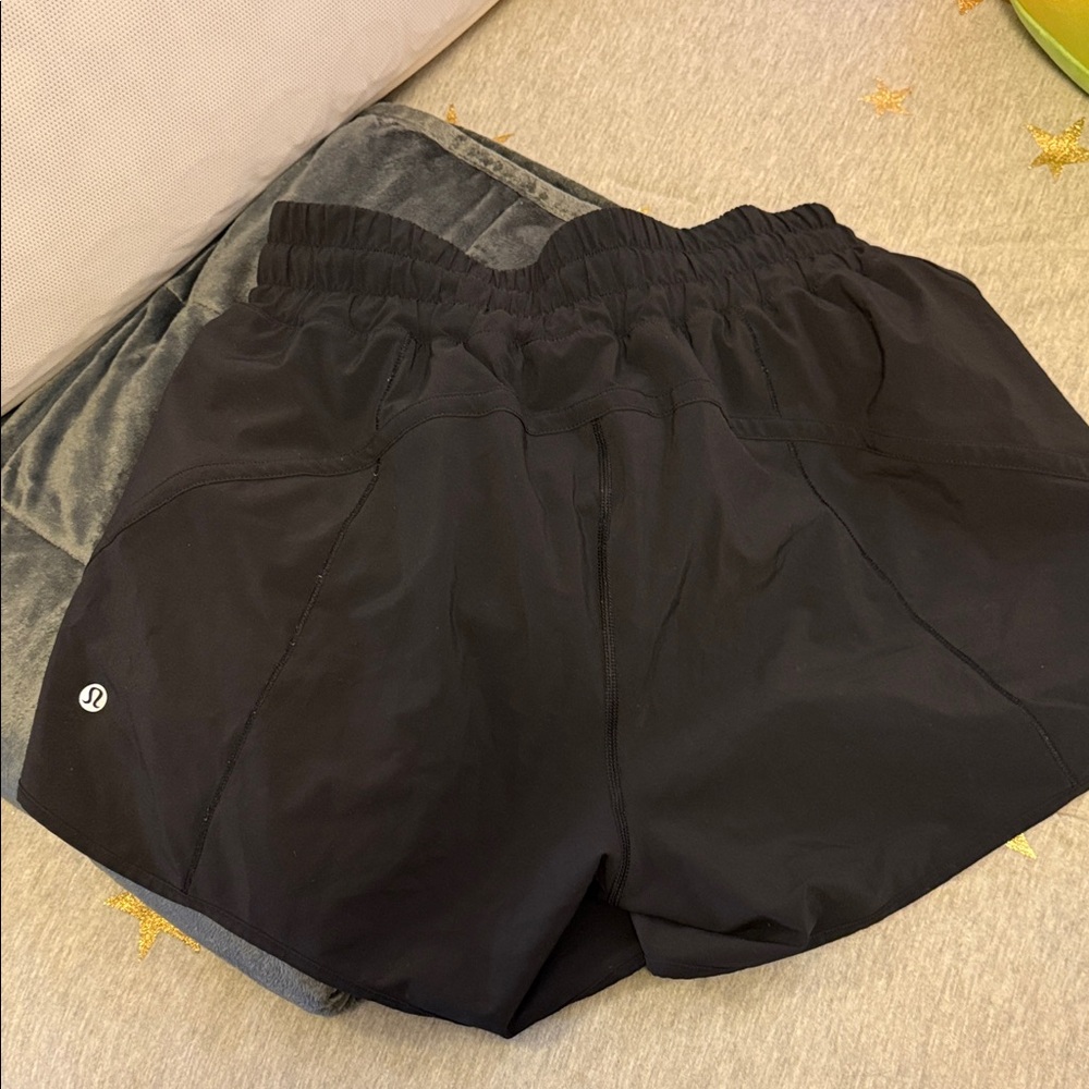 Lululemon Track That Black Shorts